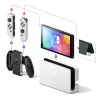 Nintendo Switch OLED, Nintendo Switch, NVIDIA Custom Tegra, Balts, Analogais / Digitālais, Sākuma poga, Barošanas poga, Pogas