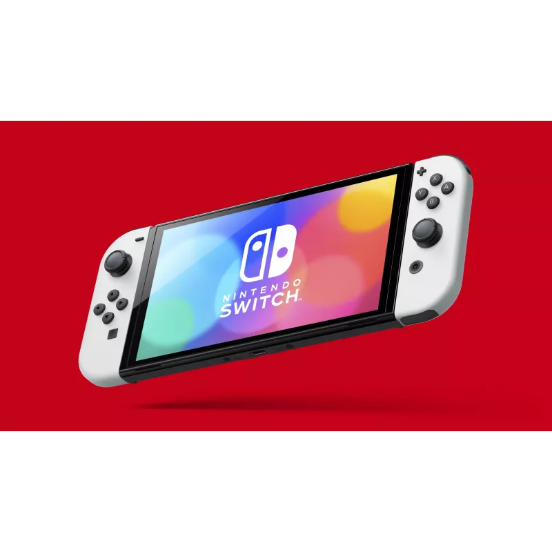 Nintendo Switch OLED, Nintendo Switch, NVIDIA Custom Tegra, Balts, Analogais / Digitālais, Sākuma poga, Barošanas poga, Pogas