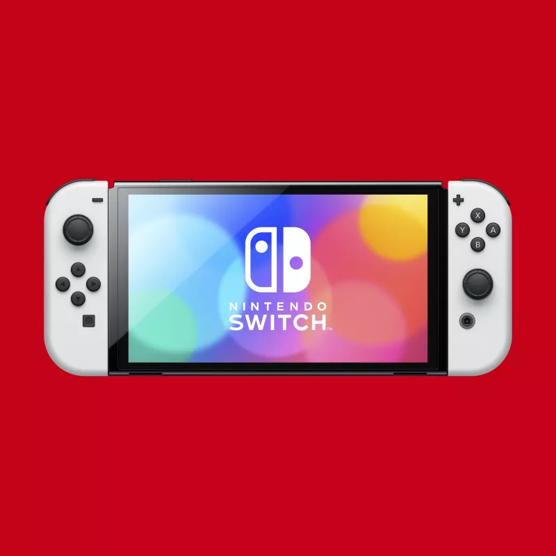 Nintendo Switch OLED, Nintendo Switch, NVIDIA Custom Tegra, Balts, Analogais / Digitālais, Sākuma poga, Barošanas poga, Pogas