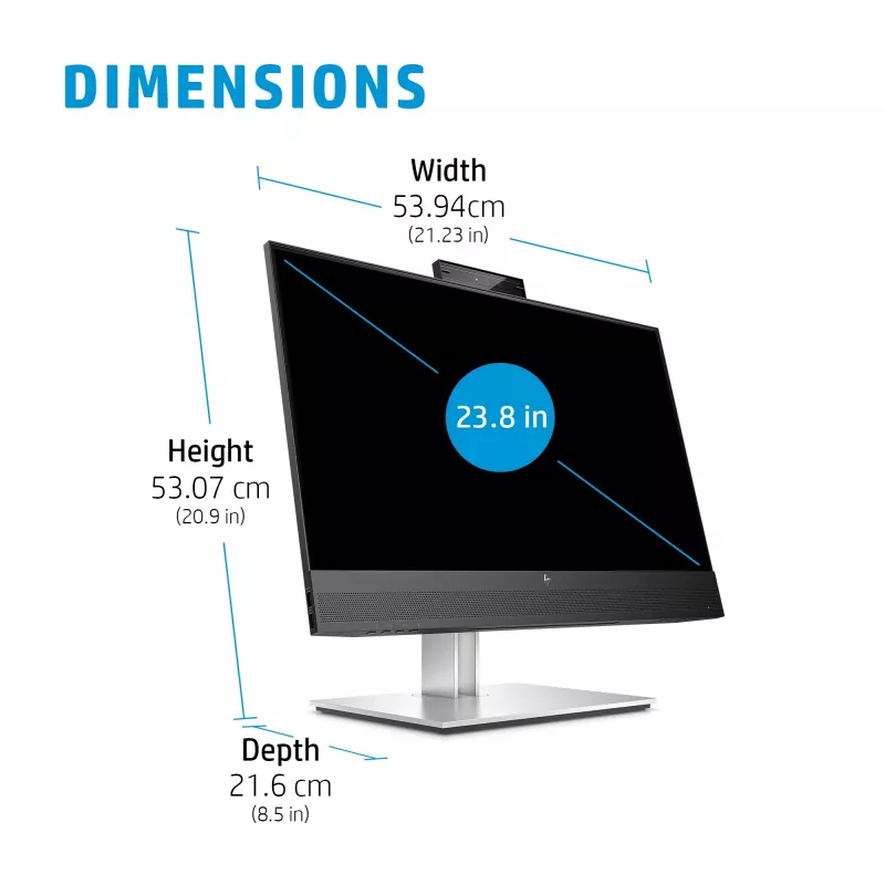 Monitors HP E24mv G4 23.8 collu Full HD 1920 x 1080