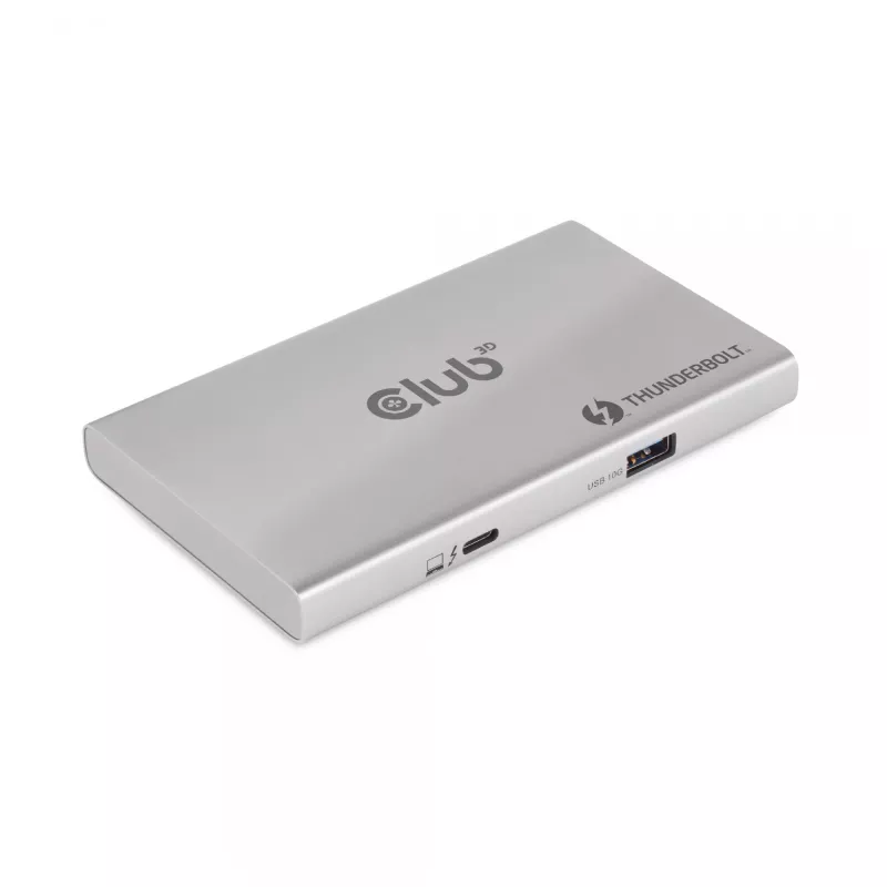CLUB3D Certified Thunderbolt™4 Portable 5-in-1 Hub ar Smart Power