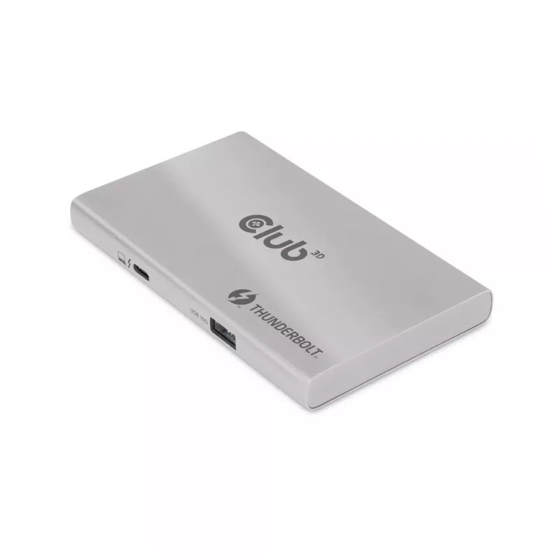 CLUB3D Certified Thunderbolt™4 Portable 5-in-1 Hub ar Smart Power