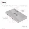 CLUB3D Certified Thunderbolt™4 Portable 5-in-1 Hub ar Smart Power