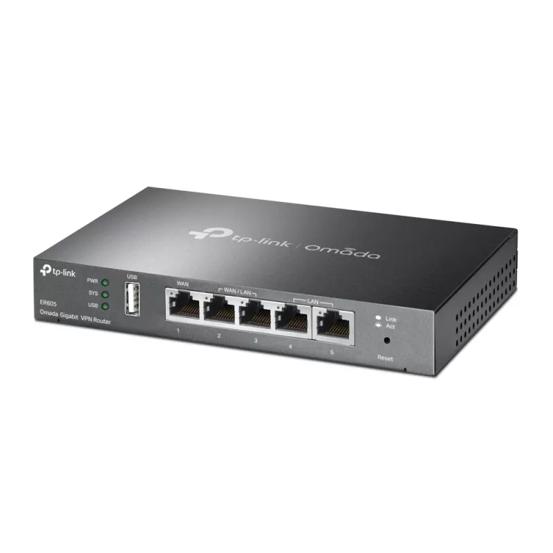 Maršrutētājs TP-Link SafeStream Gigabit Multi-WAN VPN TL-R605