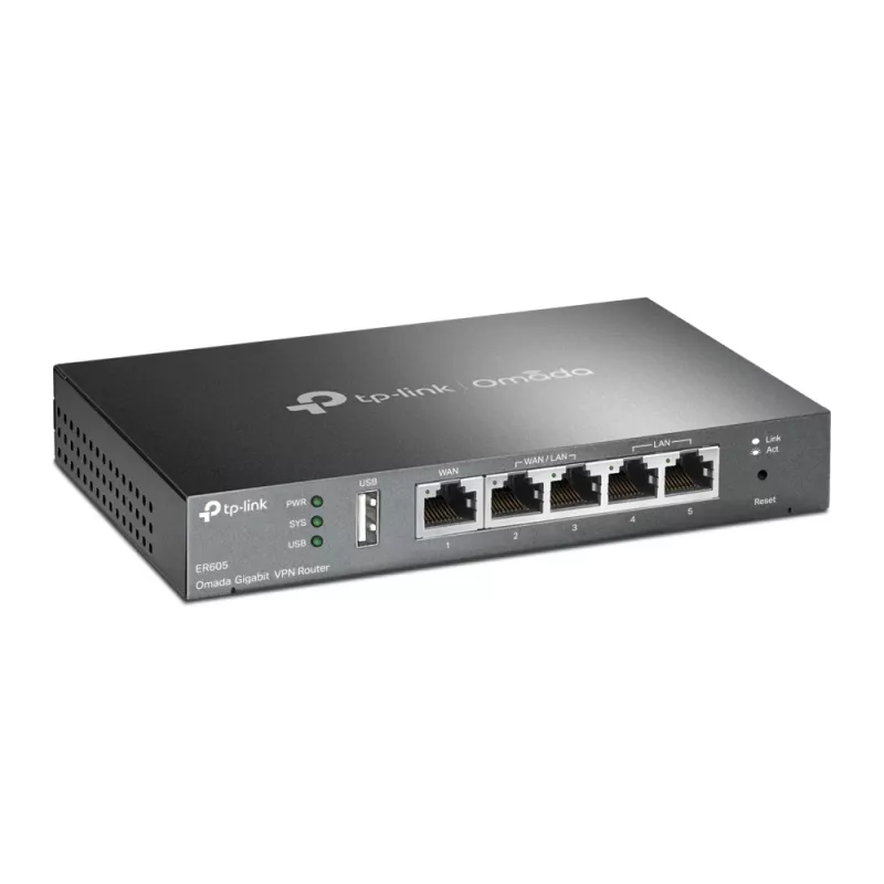 Maršrutētājs TP-Link SafeStream Gigabit Multi-WAN VPN TL-R605