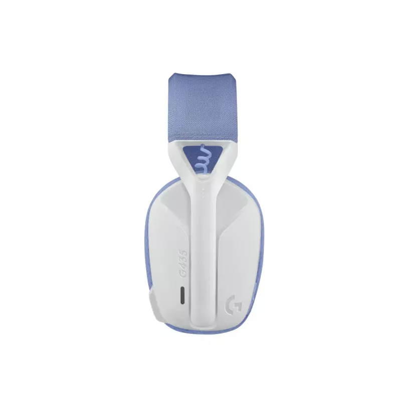 LOGITECH G435 Lightspeed bezvadu spēļu austiņas - baltas