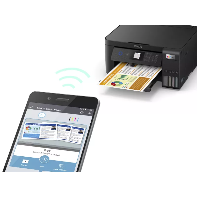 Epson EcoTank ET-2850 A4 daudzfunkciju Wi-Fi tintes tvertnes printeris