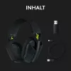 LOGITECH G435 Lightspeed Wireless Gaming Headset - Melns