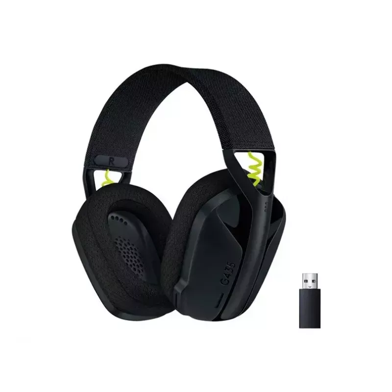 LOGITECH G435 Lightspeed Wireless Gaming Headset - Melns