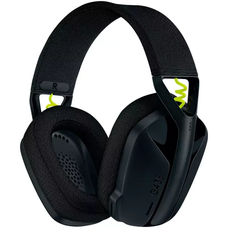 LOGITECH G435 Lightspeed Wireless Gaming Headset - Melns