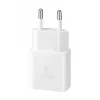 AC Indoor Fast Charger Samsung EP-T1510XWEGEU, USB-C 1-port, 5–9V, 1 m kabelis, balta
