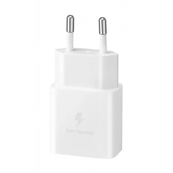 AC Indoor Fast Charger Samsung EP-T1510XWEGEU, USB-C 1-port, 5–9V, 1 m kabelis, balta
