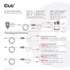 CLUB3D USB Type-C, Y uzlādes kabelis ar 2x USB Type-C, maks. 100W, 1,83m/6ft M/M