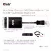 CLUB3D Multi Stream Transport (MST) centrmezgls DisplayPort 1.4–HDMI diviem 4K60Hz monitoriem M/F