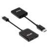 CLUB3D Multi Stream Transport (MST) centrmezgls DisplayPort 1.4–HDMI diviem 4K60Hz monitoriem M/F