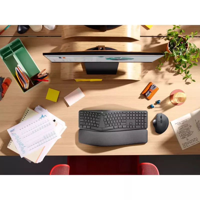 LOGITECH Ergo K860 - Bezvadu sadalītā tastatūra Business Graphite Qwerty Pan Nordic