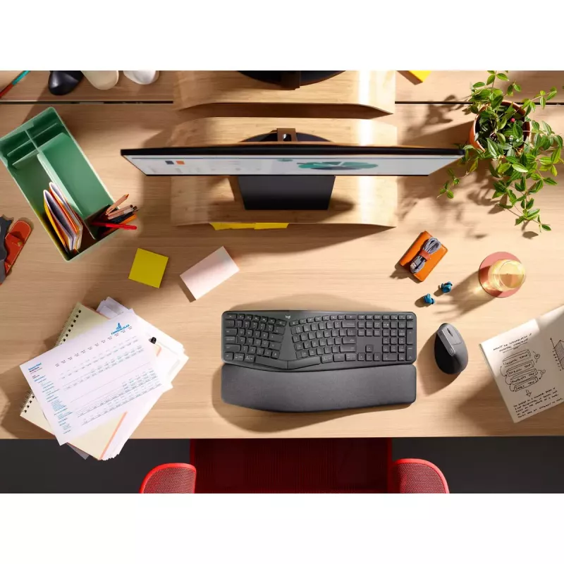 LOGITECH Ergo K860 - Bezvadu sadalītā tastatūra Business Graphite Qwerty Pan Nordic