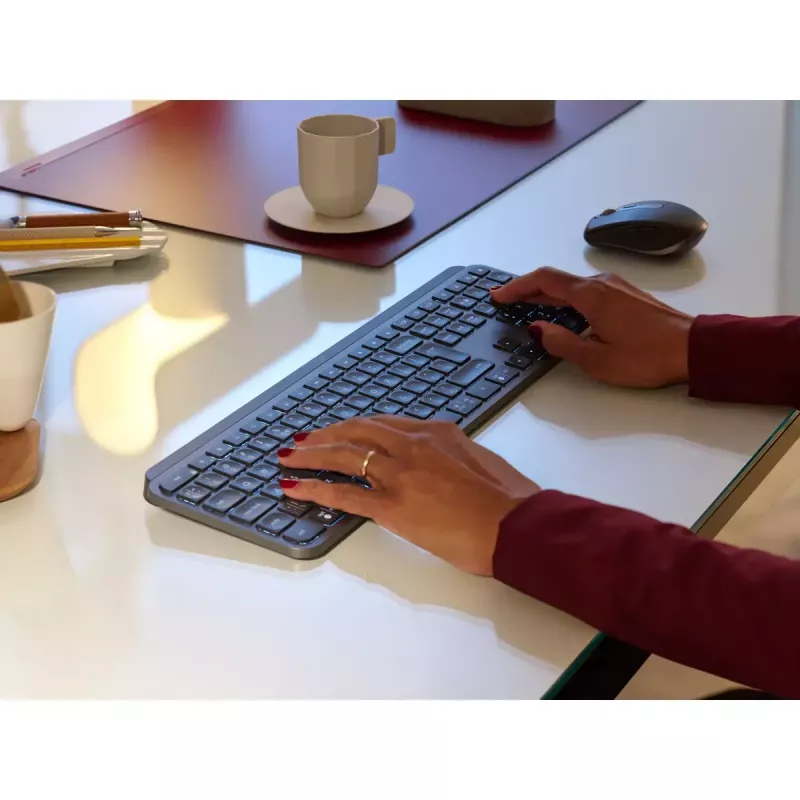 LOGITECH MX Keys For Business - Bezvadu tastatūra - Grafīts - ASV starptautiskais QWERTY