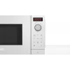 Solo mikroviļņu krāsns Bosch Serie 2 FFL023MW0 — 800 W, 20 L, 5 jaudas līmeņi, 270 mm pagrieziena galds, balta