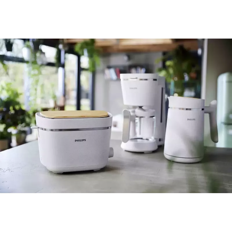 Toasteris Philips HD2640/10 Eco Conscious Edition, 2 šķēles, 830 W, balts