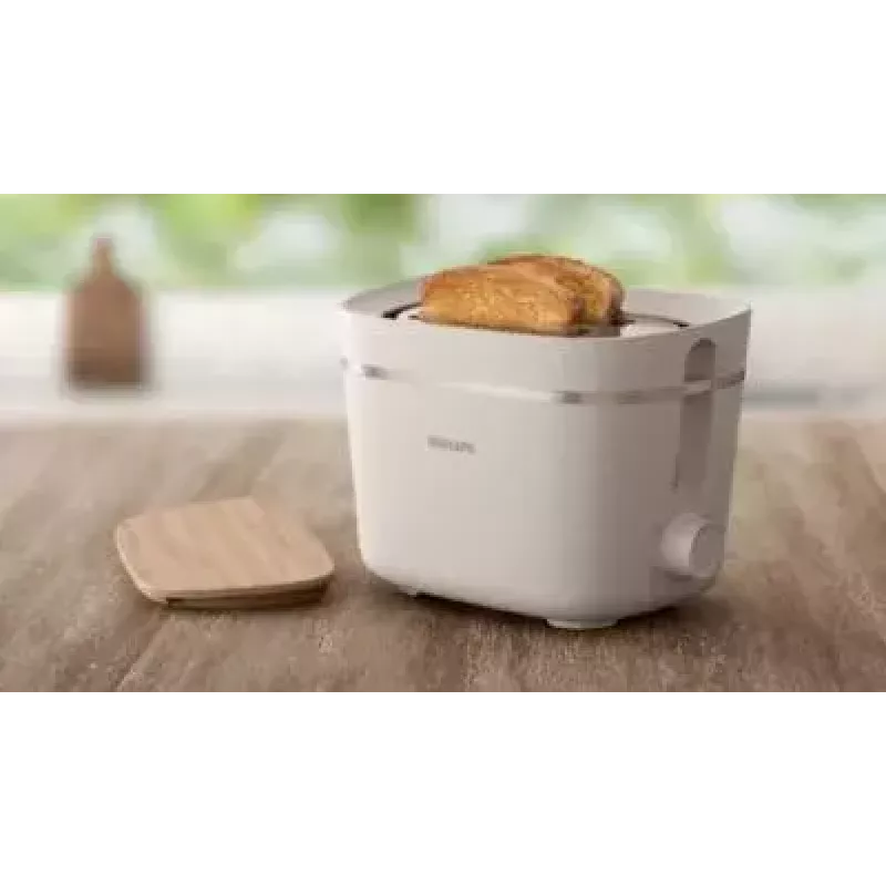 Toasteris Philips HD2640/10 Eco Conscious Edition, 2 šķēles, 830 W, balts
