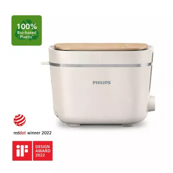 Toasteris Philips HD2640/10 Eco Conscious Edition, 2 šķēles, 830 W, balts