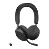 Jabra Evolve2 75 - USB-C MS Teams ar galda statīvu - Melns, vadu un bezvadu, zvani/mūzika, 20 - 20000 Hz, 197 g, Austiņas, Melns