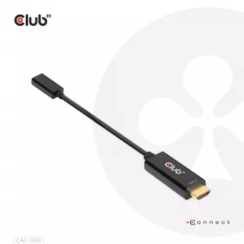 CLUB3D HDMI uz USB Type-C aktīvais adapteris 4K60Hz M/F