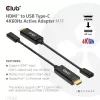 CLUB3D HDMI uz USB Type-C aktīvais adapteris 4K60Hz M/F