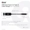 CLUB3D USB Gen2 Type-C uz Type-A kabelis 10Gbps M/F 5m/16.4ft