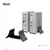 Doko stacija CLUB3D CSV-1568 metāla korpuss USB Gen2 Type-C USB Gen2 Type-A HDMI DP VGA RJ45 120W