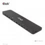 CLUB3D USB Gen1 Type-C Triple Display DP Alt mode Displaylink Dynamic PD Charging Dock ar 120 W barošanas bloku