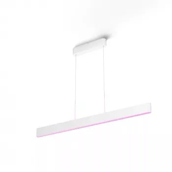 Piekares viedā lampa Philips Hue Ensis — balta un krāsu atmosfēra, Bluetooth, 220–240V, Ø40mm, dziļums 1299mm, minimālais augstums 164cm