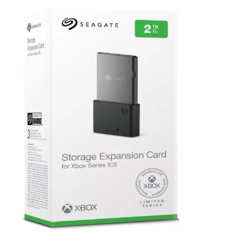 Paplašināšanas atmiņas karte Seagate Storage Expansion Card Xbox, melna, 31,6 mm, 7,8 mm, 53 mm