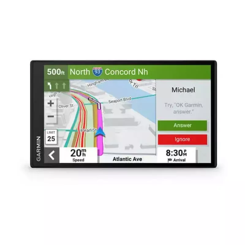 Automašīnas GPS navigators GARMIN DriveSmart 76 — 7 collu TFT skārienekrāns, 32 GB atmiņa, Wi‑Fi, Bluetooth, mūža kartes atjauninājumi (EU MT-S)
