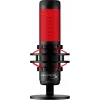HyperX QuadCast - USB mikrofons (melns-sarkans) - sarkans apgaismojums