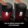 HyperX QuadCast - USB mikrofons (melns-sarkans) - sarkans apgaismojums