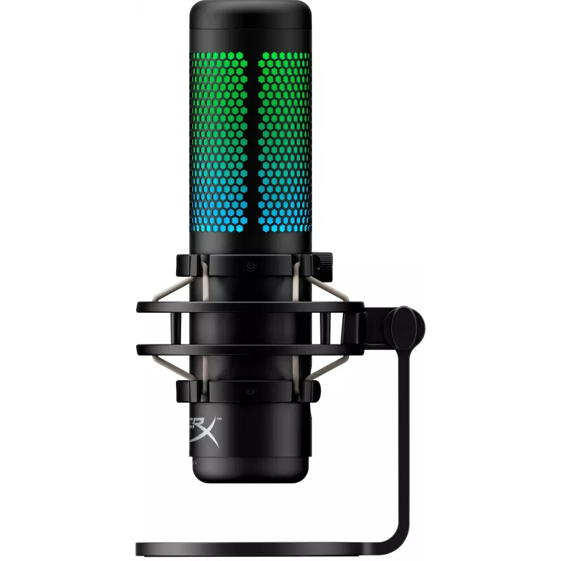 HyperX QuadCast S - USB mikrofons (melnpelēks) - RGB apgaismojums