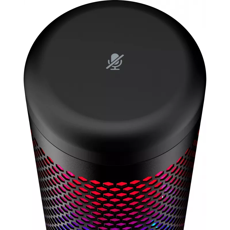 HyperX QuadCast S - USB mikrofons (melnpelēks) - RGB apgaismojums