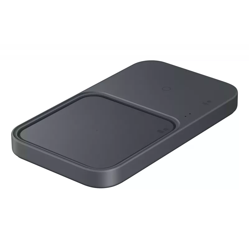 Bezvadu iekštelpu USB lādētājs Samsung EP-P5400 — 15 W, pelēks, paredzēts viedtālrunim, austiņām, viedpulkstenim