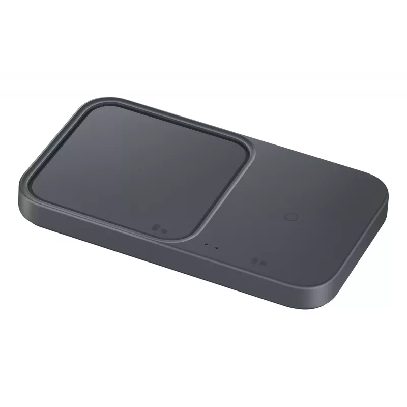 Bezvadu iekštelpu USB lādētājs Samsung EP-P5400 — 15 W, pelēks, paredzēts viedtālrunim, austiņām, viedpulkstenim