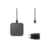 Iekštelpu USB lādētājs Samsung EP-P2400BBEGEU, 15 W, melns, viedtālruņiem