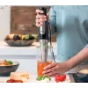 Braun MQ 7000X 0,6 L Iegremdējamais blendētājs 1000 W Melns, Satīna tērauda