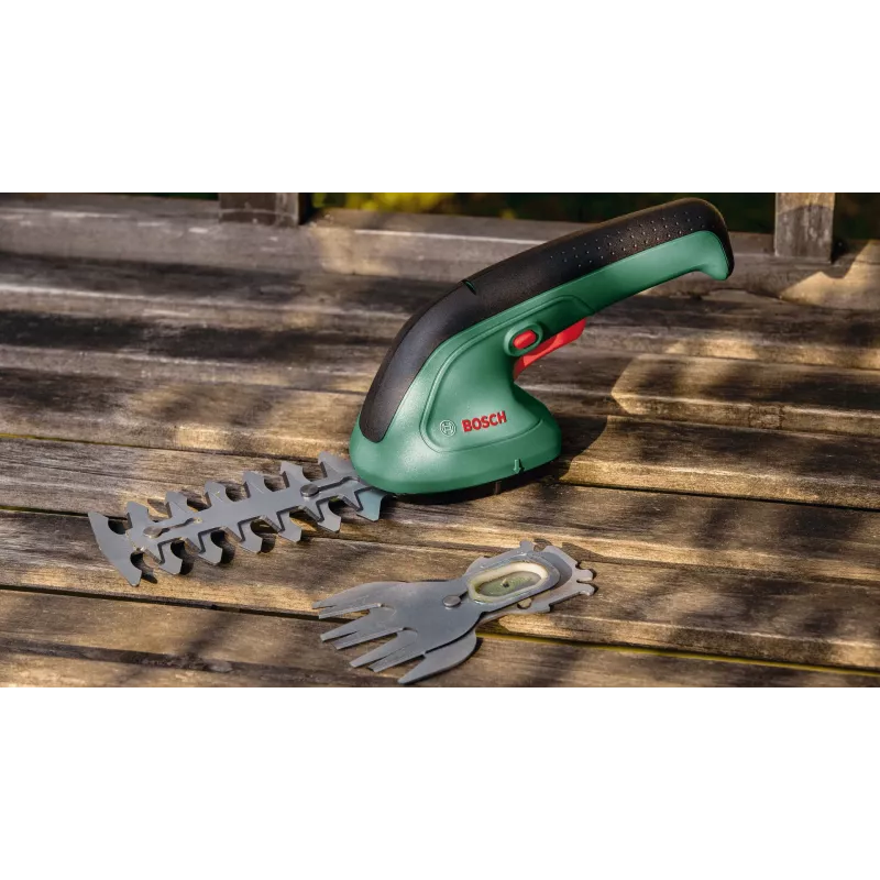 Bosch Easy Shear bezvada zāles šķēres 8 cm 3,6 V litija jonu (Li-Ion) akumulators, melnas, zaļas