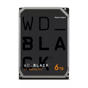 WESTERN DIGITAL cietais disks - Wd Melns WD6004FZWX - 6TB - SATA 6Gb/s - 3.5 inch - 7200 apgr./min. - 128MB buferis