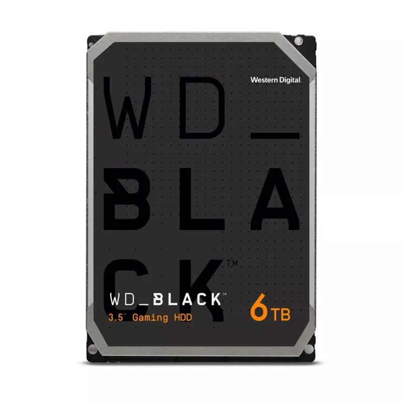 WESTERN DIGITAL cietais disks - Wd Melns WD6004FZWX - 6TB - SATA 6Gb/s - 3.5 inch - 7200 apgr./min. - 128MB buferis