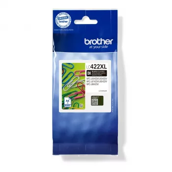 Brother LC422XLBK tintes kasetne 1 gab. Oriģināla lielas (XL) iznākuma melna