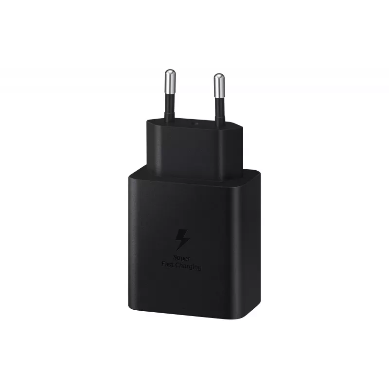 Samsung EP-T4510 universāls ātrās uzlādes iekštelpu AC lādētājs 45W USB-C PD 3.0 melns