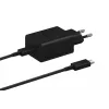 Samsung EP-T4510 universāls ātrās uzlādes iekštelpu AC lādētājs 45W USB-C PD 3.0 melns