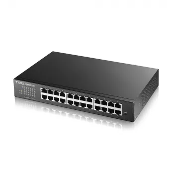 Zyxel GS1900-24E-EU0103F tīkla slēdzis, pārvaldīts L2, Gigabit Ethernet (10/100/1000), 1U, melns